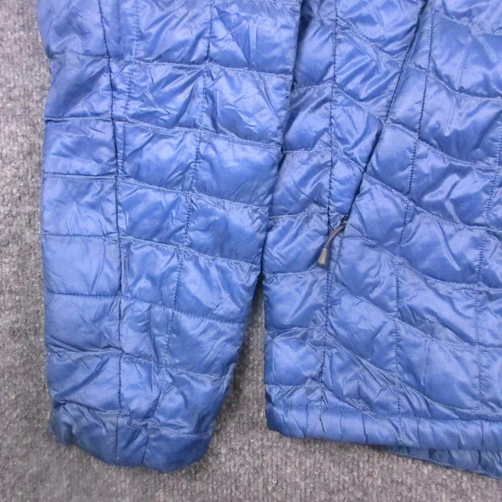 The North Face Jacket Mens Small Blue Thermoball Quilted Puffer Full Zip